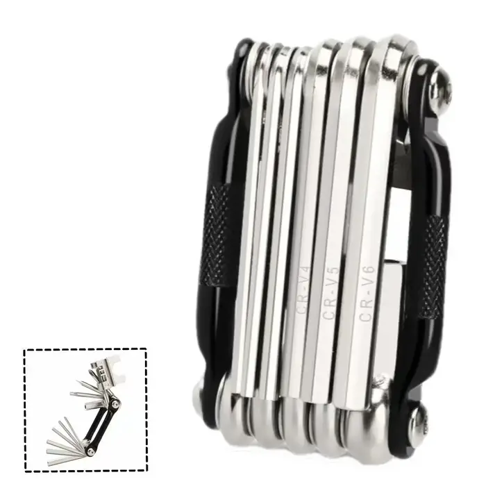 Outil multifonctionnel pour vélo, déchaîneur, clé multifonctionnelle pour VTT, tournevis, outil mult