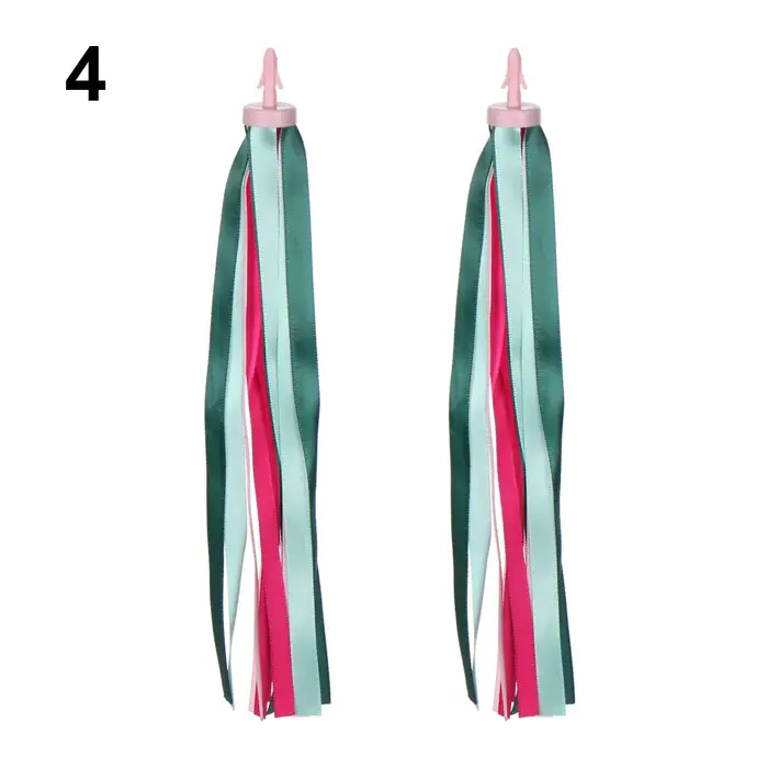 Guidon de Tricycle et Scooter pour Enfant Fille et Garçon, Accessoires de Cyclisme, Pompons Décorati