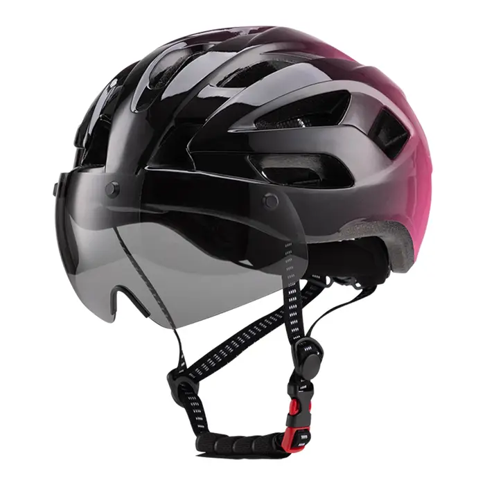 Casques de vélo pour femmes avec lunettes magnétiques, casque de vélo universel en PC et EPS intégra
