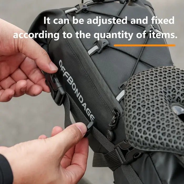 OFFBONDAGE – sacoche de vélo étanche de grande capacité de 15l