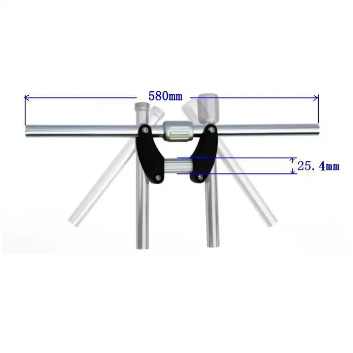 Guidon pliant en alliage d'aluminium