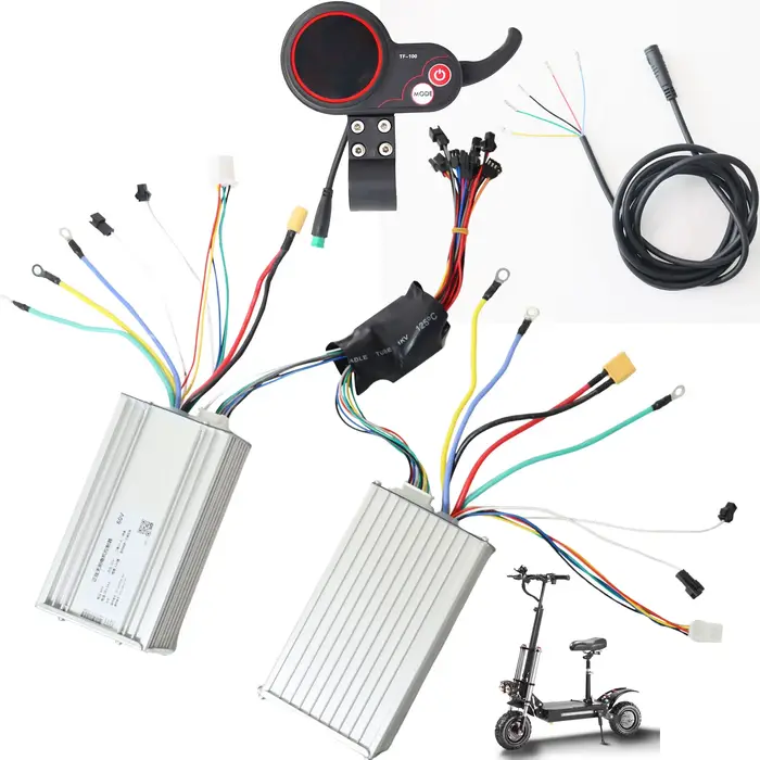 Halo Knight T107 Pro 60V 6000W 45A A/B contrôleur de vitesse de moteur de Scooter électrique accélérateur au doigt