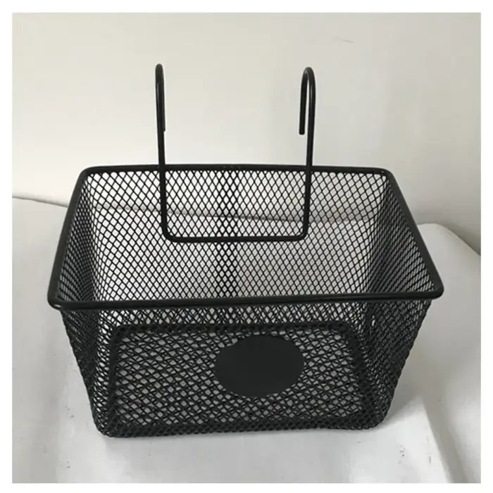 Nouveau panier avant en maille métallique pour vélo