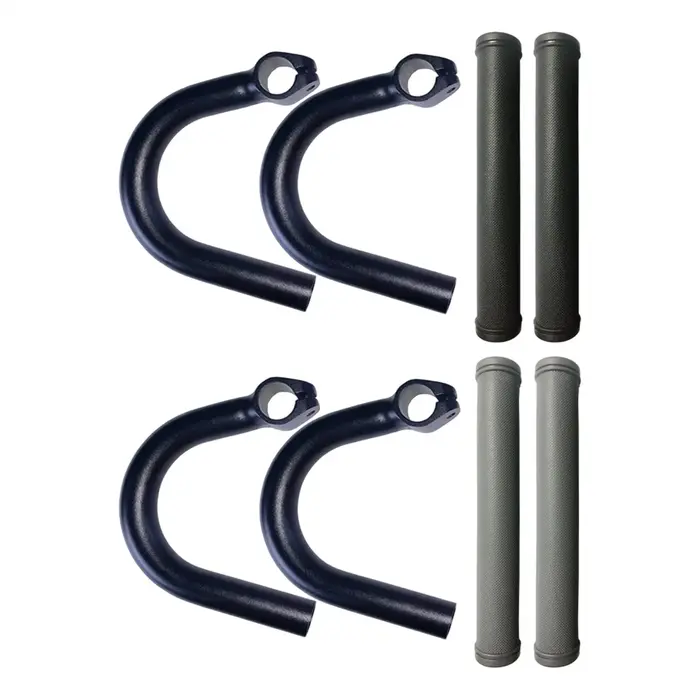 Barres de direction auxiliaires pour vélo, en alliage d'aluminium, pour conversion de VTT en vélo de route, guidon courbé