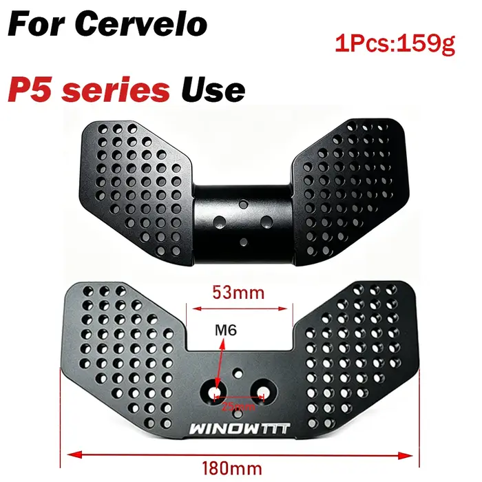 Plaque de conversion de vélo en aluminium WINOWTTT TRIATHLON TT