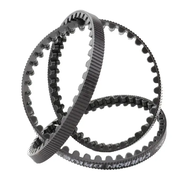 Pignons de vélo en fibre de carbone et courroie en V en caoutchouc pour vélo de montagne VTT E-bike et ville avec 21 coloris disponibles