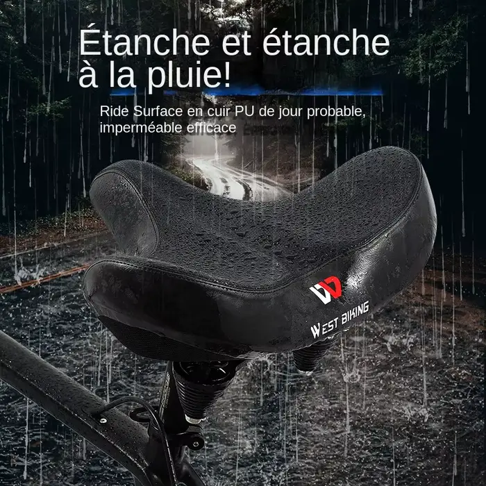 WEST BIKING – selle de vélo ergonomique et souple