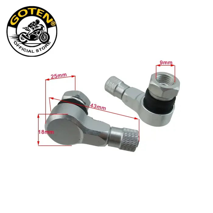 Goten-Valve sans chambre à air CNC en aluminium
