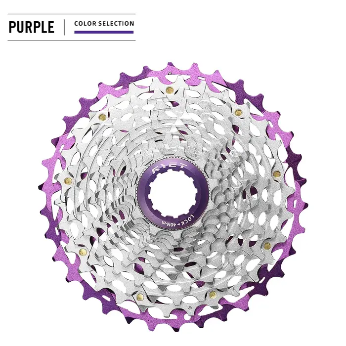 Cassette de vélo RYET 11-34T 12S CNC en aluminium/acier