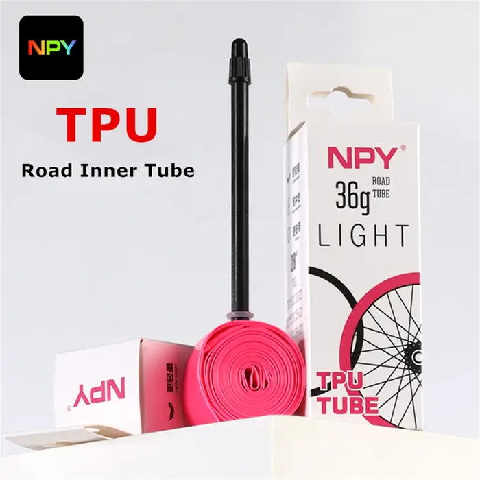 Chambre à air de vélo ultralégère NPY 28g en TPU