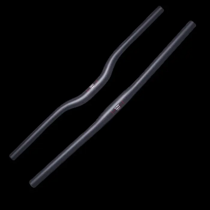 Guidon de vélo vtt en carbone mat