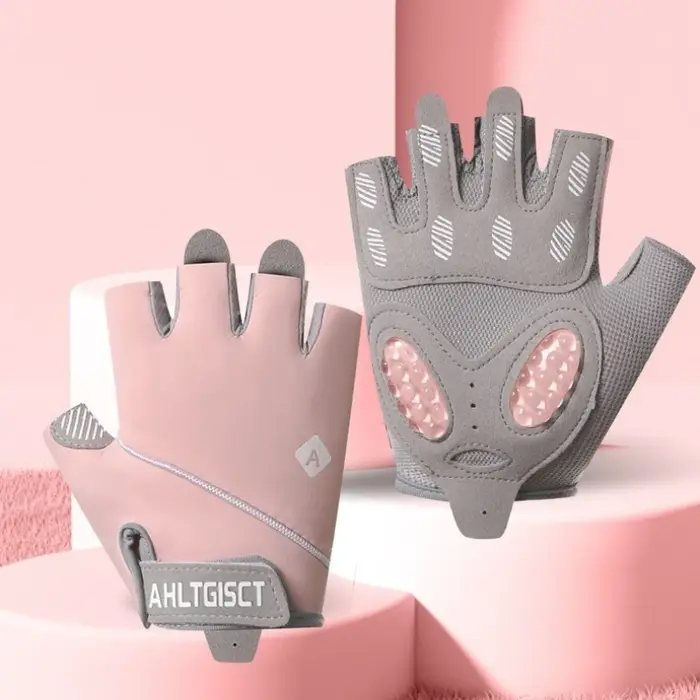 Gants de cyclisme demi-doigts pour femmes