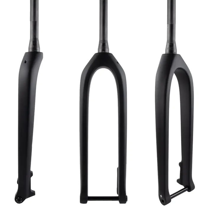 Nouveau VTT entièrement en Fiber de carbone UD VTT frein à disque 15x110mm Boost fourche de vélo améliorée à axe traversant câble intérieur conique