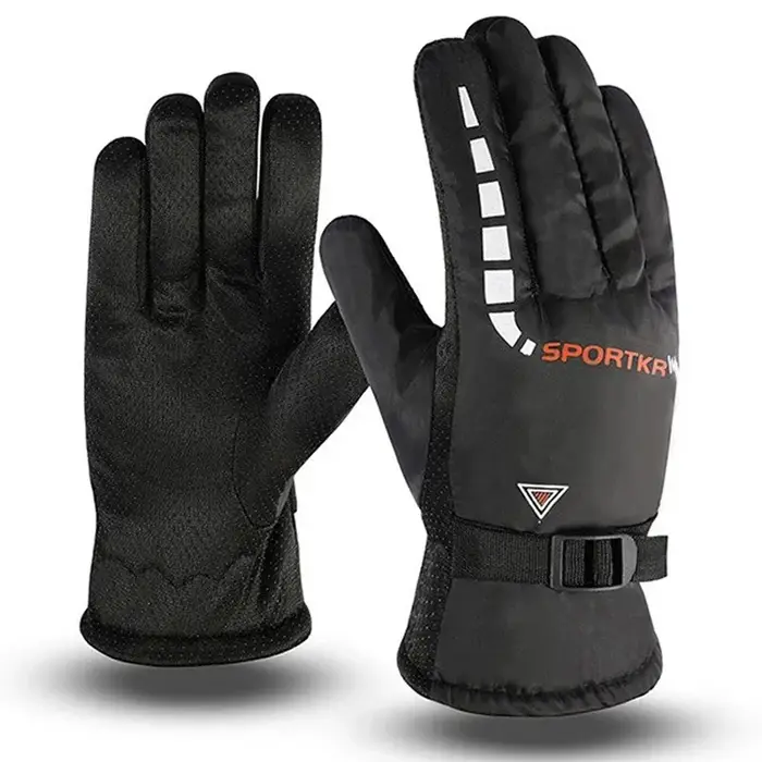 Gants de cyclisme d'hiver imperméables et antidérapants