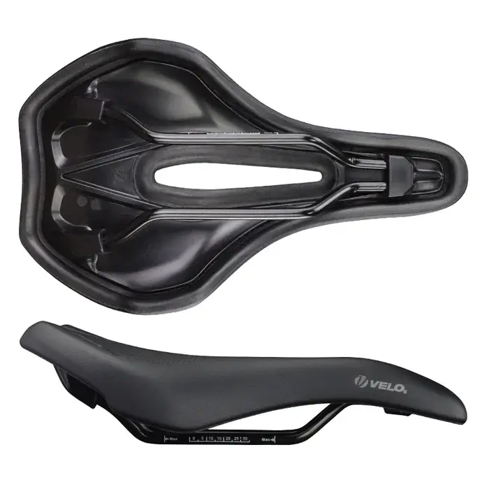 VELO Original VL-3543 PU confort creux respirant selle