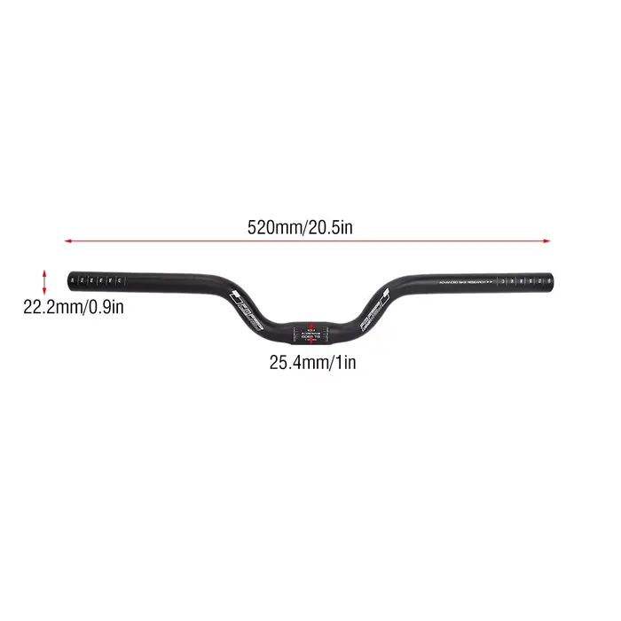 Guidon en alliage d'aluminium