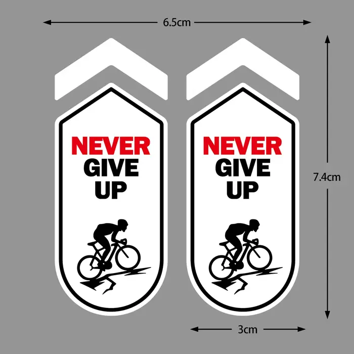 Autocollants réfléchissants pour cadre de vélo électrique, 2 pièces, corps de vélo de route, vtt, Tu