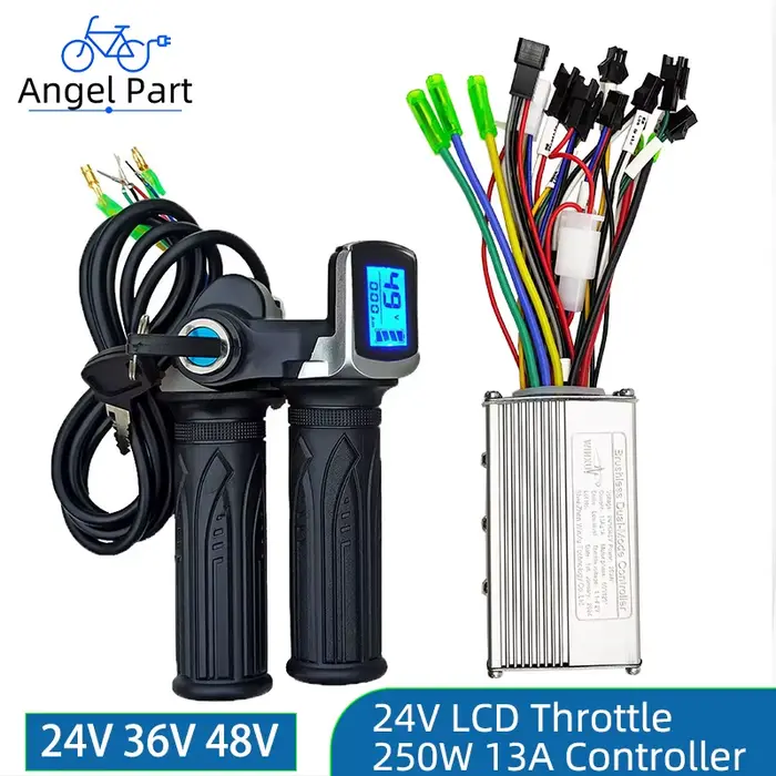 Moteur sans balais pour scooter électrique 24V 36V 48V 250W 350W, contrôleur universel, affichage de