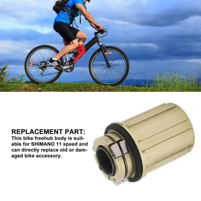 Corps de moyeu libre de vélo à 11 vitesses en alliage d'aluminium