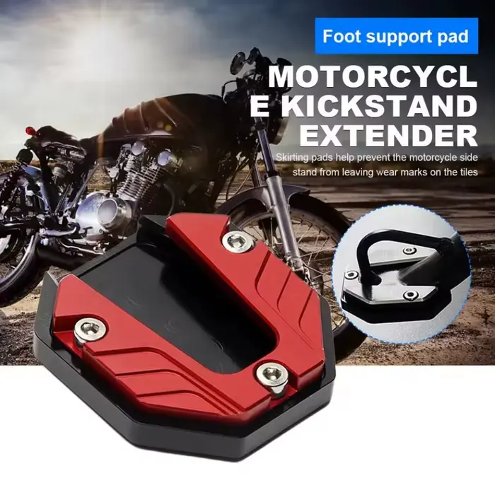 Support de pied de moto modifié