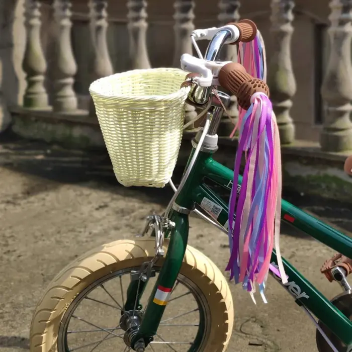Panier de vélo traditionnel multifonction pour guidon avant
