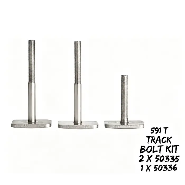 Pour Thule 591 598 Pro Ride, support de vélo de toit pour camping-car, 3 vis de fixation sur rail en T, kit complet de porte-vélos, support de vélo en acier inoxydable