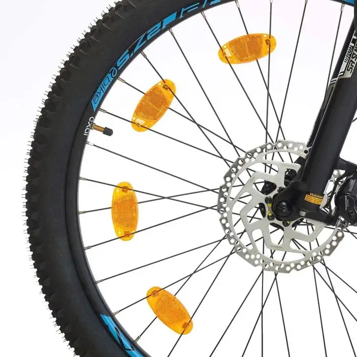 1 Paire de réflecteurs de sécurité pour rayons de vélo de route