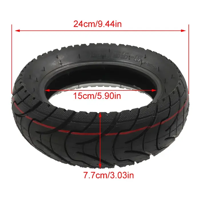 Pneu extérieur gonflable de 10 pouces 80/65-6 pour trottinette électrique Inokim Kugoo M4 G1 Dualtron VICTOR EAGLE Speedway 4 Zero 10X