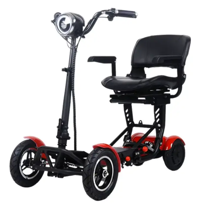 Scooter de mobilité pliable 4 roues pour personnes âgées