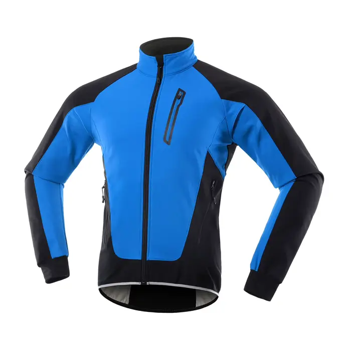 Hommes veste de cyclisme imperméable coupe-vent thermique polaire vélo Jersey vtt