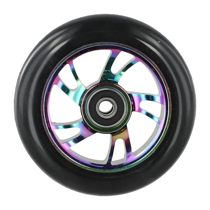 Pour les Sports extrêmes 100mm 3.9 pouces Pro roues de Scooter en alliage d'aluminium conception de moyeu de roue