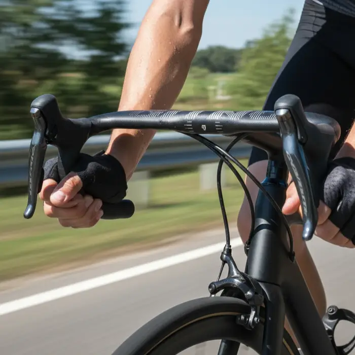 Guidon de vélo de route en alliage d'aluminium