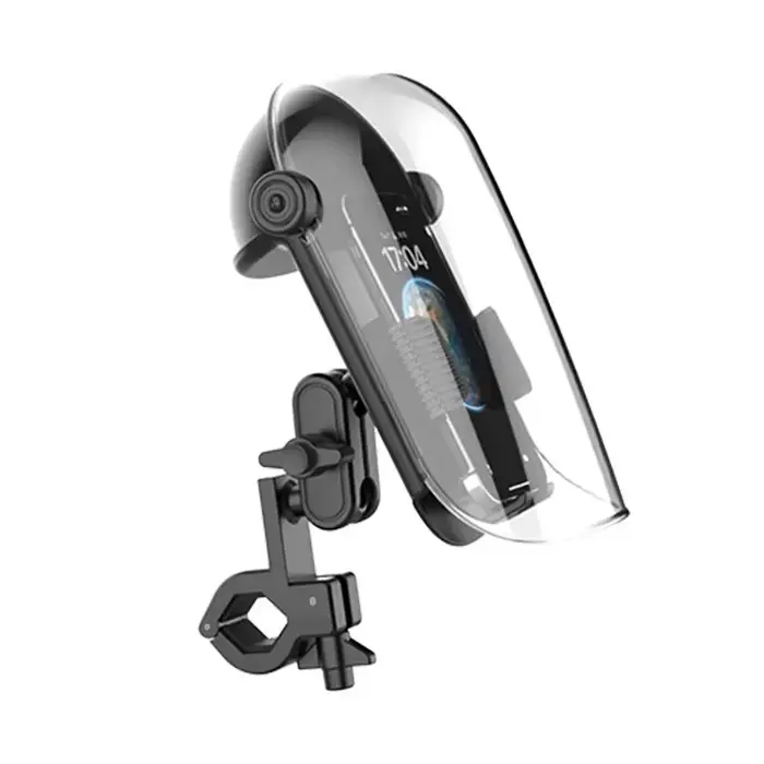 Support de téléphone pour vélo électrique avec pare-soleil, protection contre la pluie, protection U