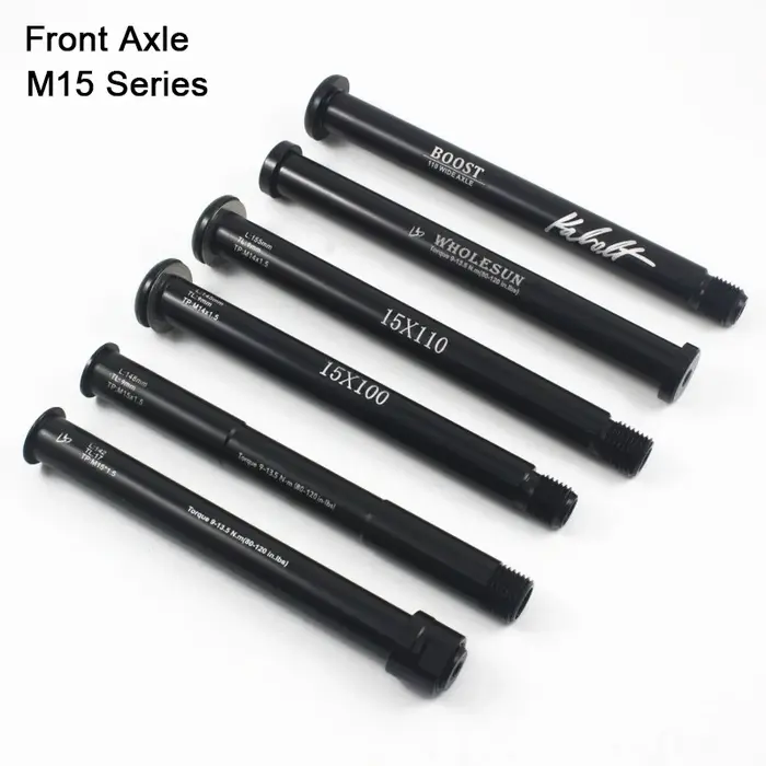 Axe traversant de vélo vtt