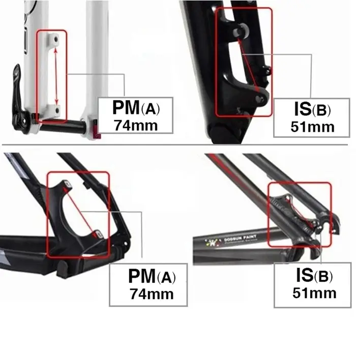 Adaptateur de montage de Rotor de frein à disque de vélo, support ultraléger pour vtt IS PM A B à PM