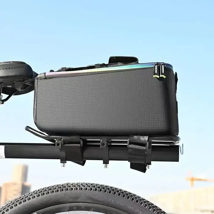 Sac de selle arrière pour vélo, sac de porte-bagages pour VTT, sacoche de coffre, sac de voyage étan