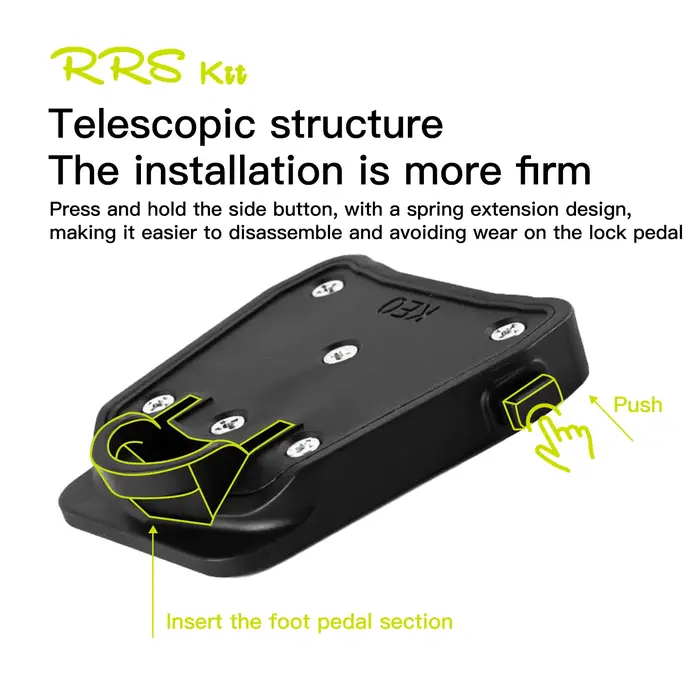 RRSkit convertisseur de pédale de vélo de route adaptateur de pédales automatiques autobloquantes pour couvercle