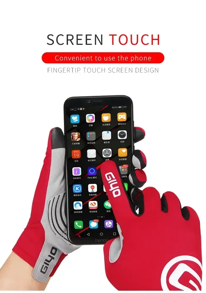 GIYO gants de vélo coupe-vent cyclisme