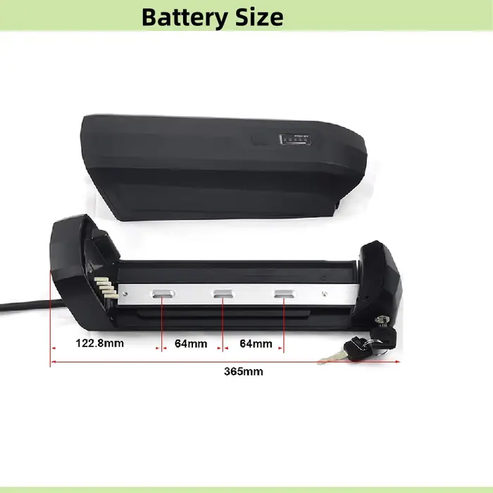 Hailong Tube vers le bas batterie de vélo électrique 36V 48V 10.4Ah 12Ah 13Ah 14Ah