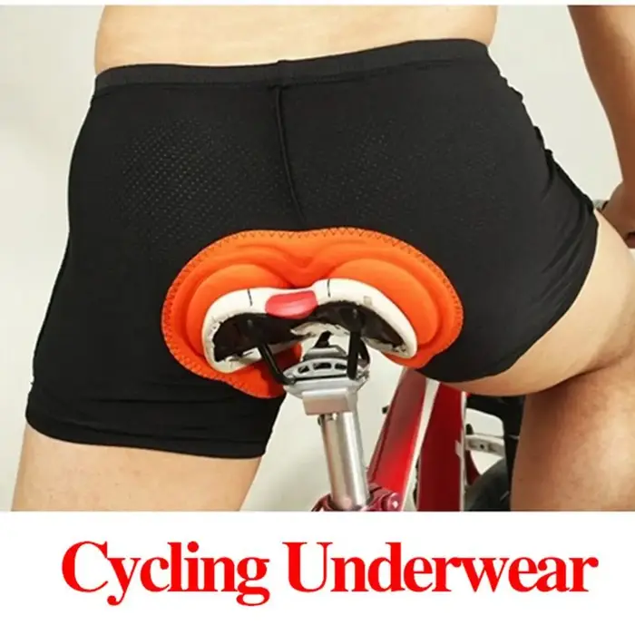 Sous-vêtements de cyclisme rembourrés 3D pour hommes et femmes
