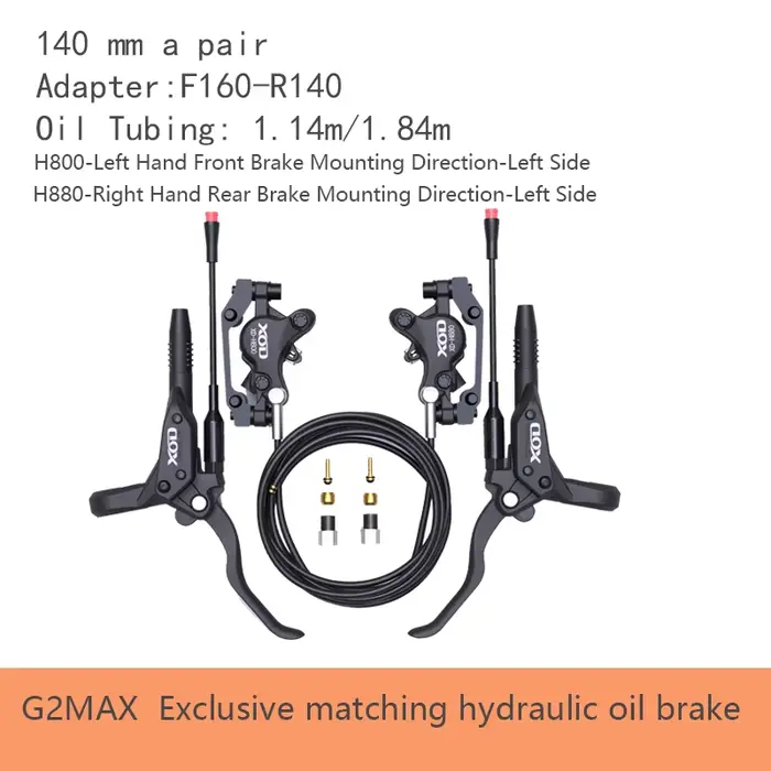 Freins à disque hydrauliques XOD XD-H800 / XD-H880 pour scooters électriques et vélos électriques, –