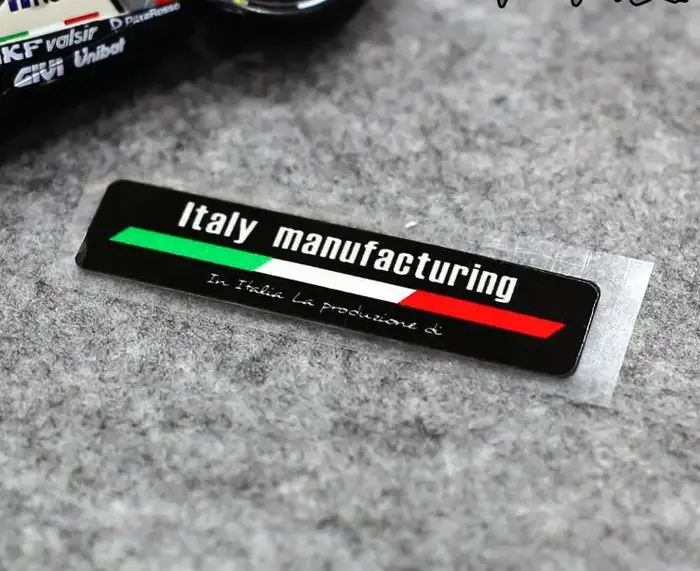 Autocollant réfléchissant en vinyle drapeau italien