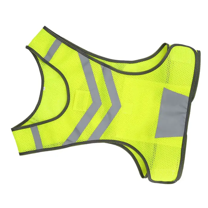 Gilet de sécurité réfléchissant réglable haute visibilité pour les Sports de plein air cyclisme course randonnée