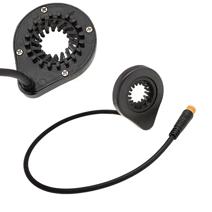 Capteur d'assistance à la pédale à Double effet Hall pour vélo électrique, 12 aimants, système PAS é