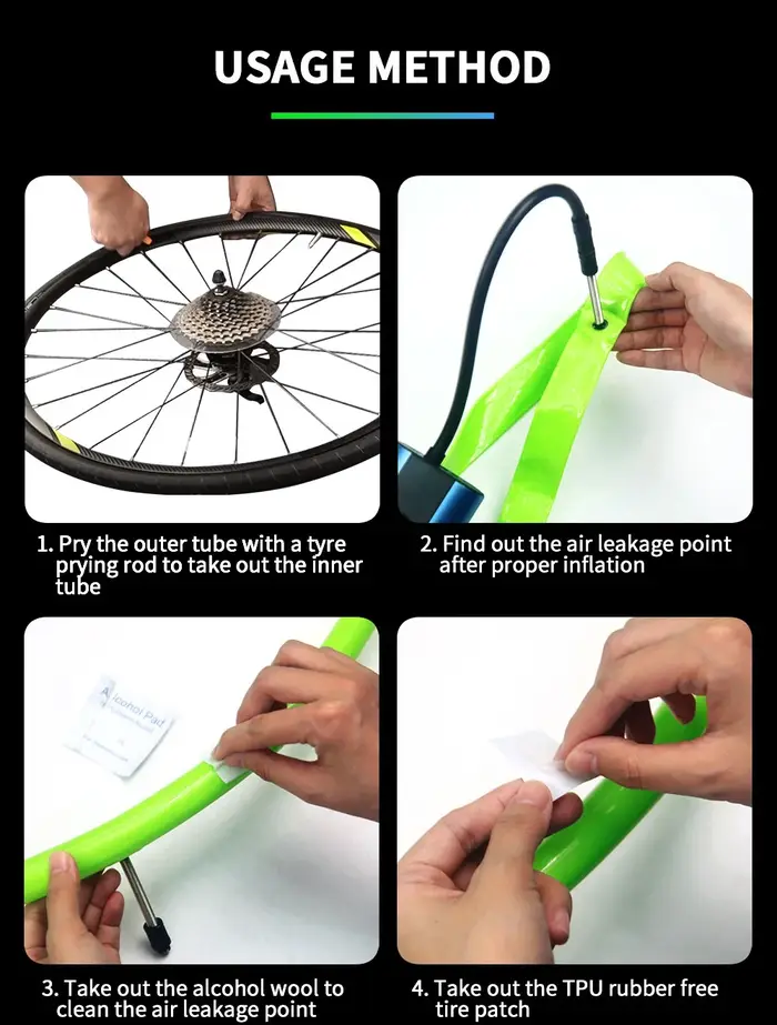 CYCLAMI Kit de Réparation d'outils de Patch