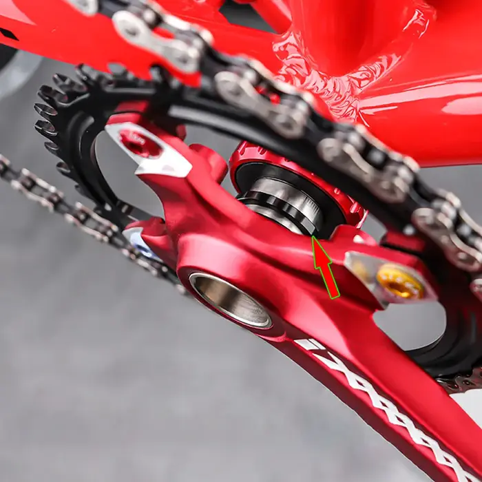 6 pièces 24/29/30mm vélo pédalier rondelle
