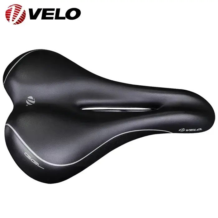 Conductrice O VL-3362 Vélo De Route Selle Silicone Gel PU Épaissir Creux Respirant Confortable VTT