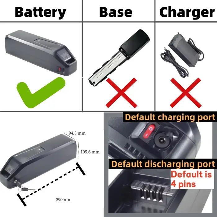 Batterie de vélo électrique Duotts C29 Duotts C29 PRO 48V 15ah 14.5ah 13ah 16ah 17.5ah pour Duotts C29 Duotts C29 PRO