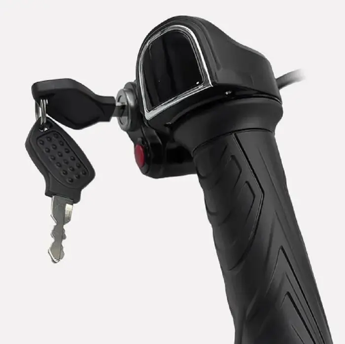 E-bike-Accélérateur torsadé avec interrupteur à clé pour scooter électrique