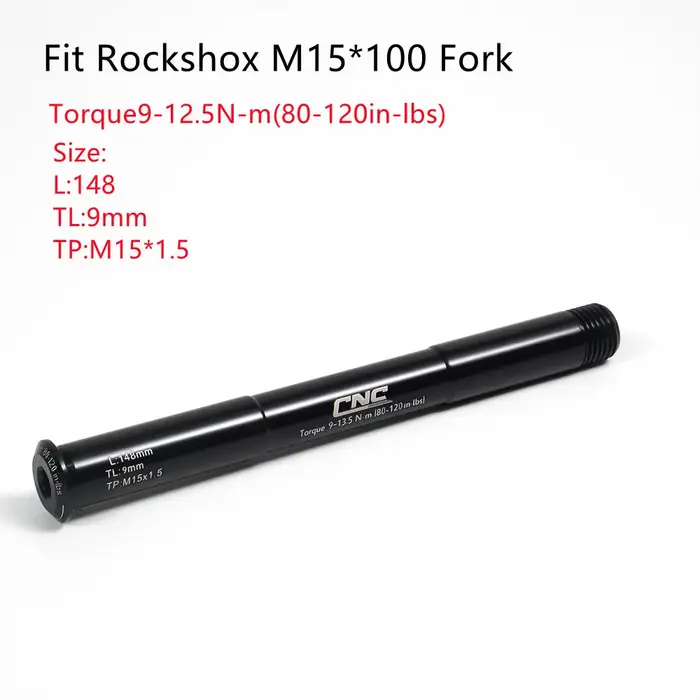 Moyeux avant de vélo vtt, brochette 15x100 Boost 15x110, arbre d'essieu traversant M15 15*100 15*110